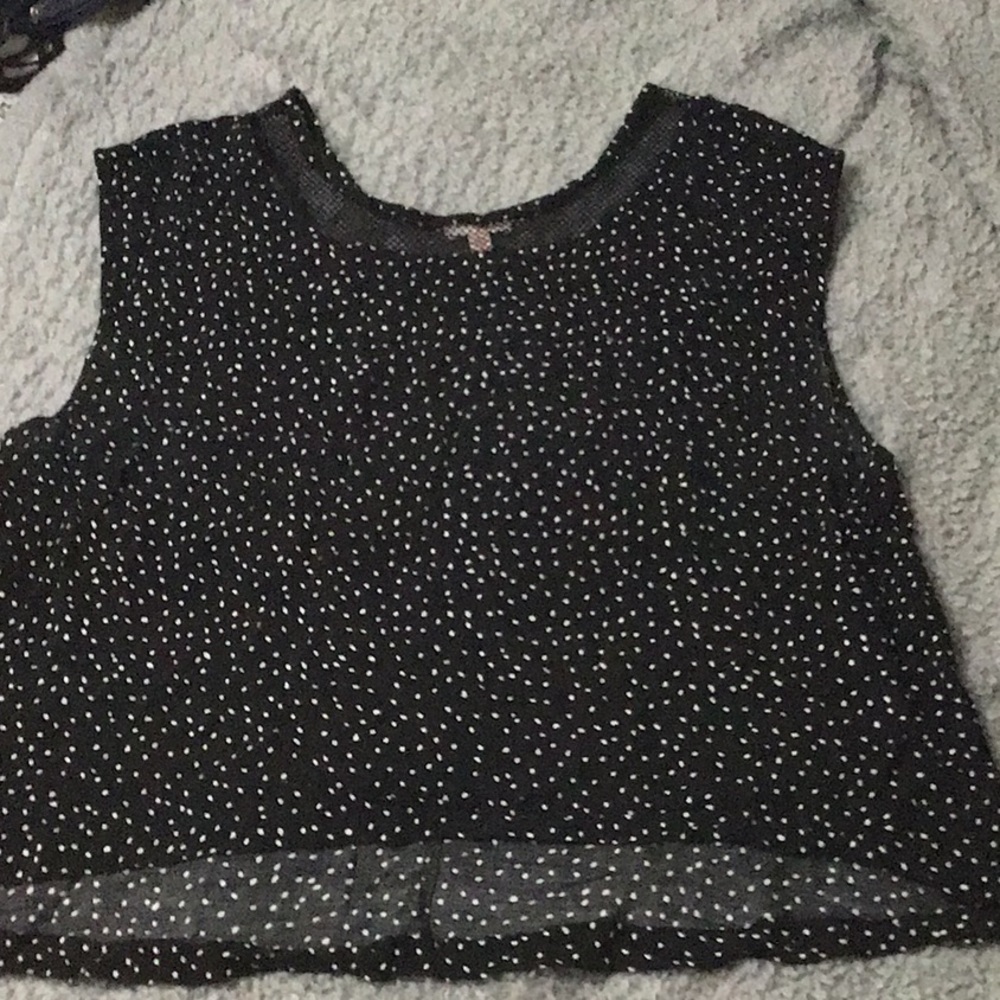 Polka dot blouse